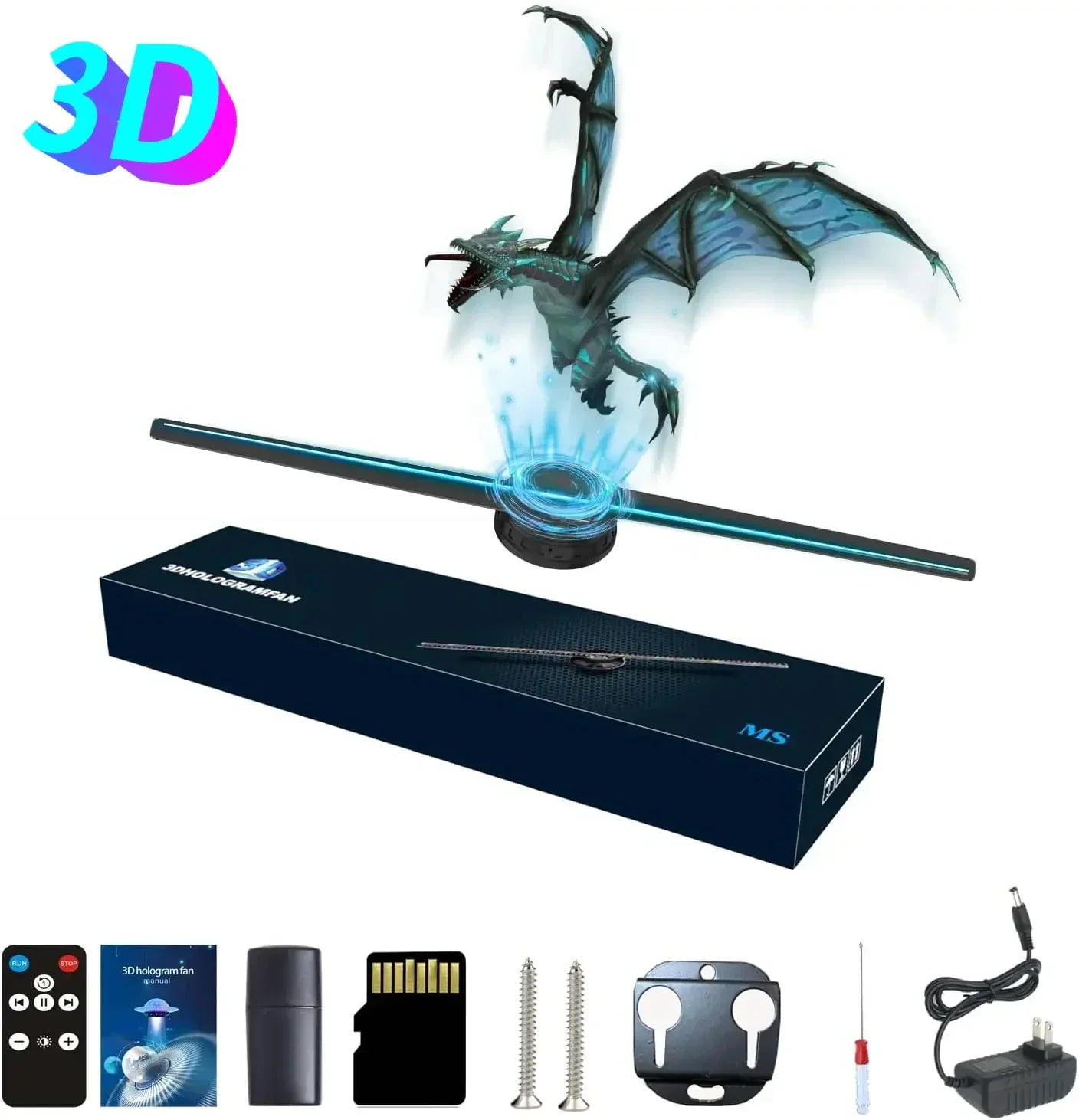 3D Hologram vifte